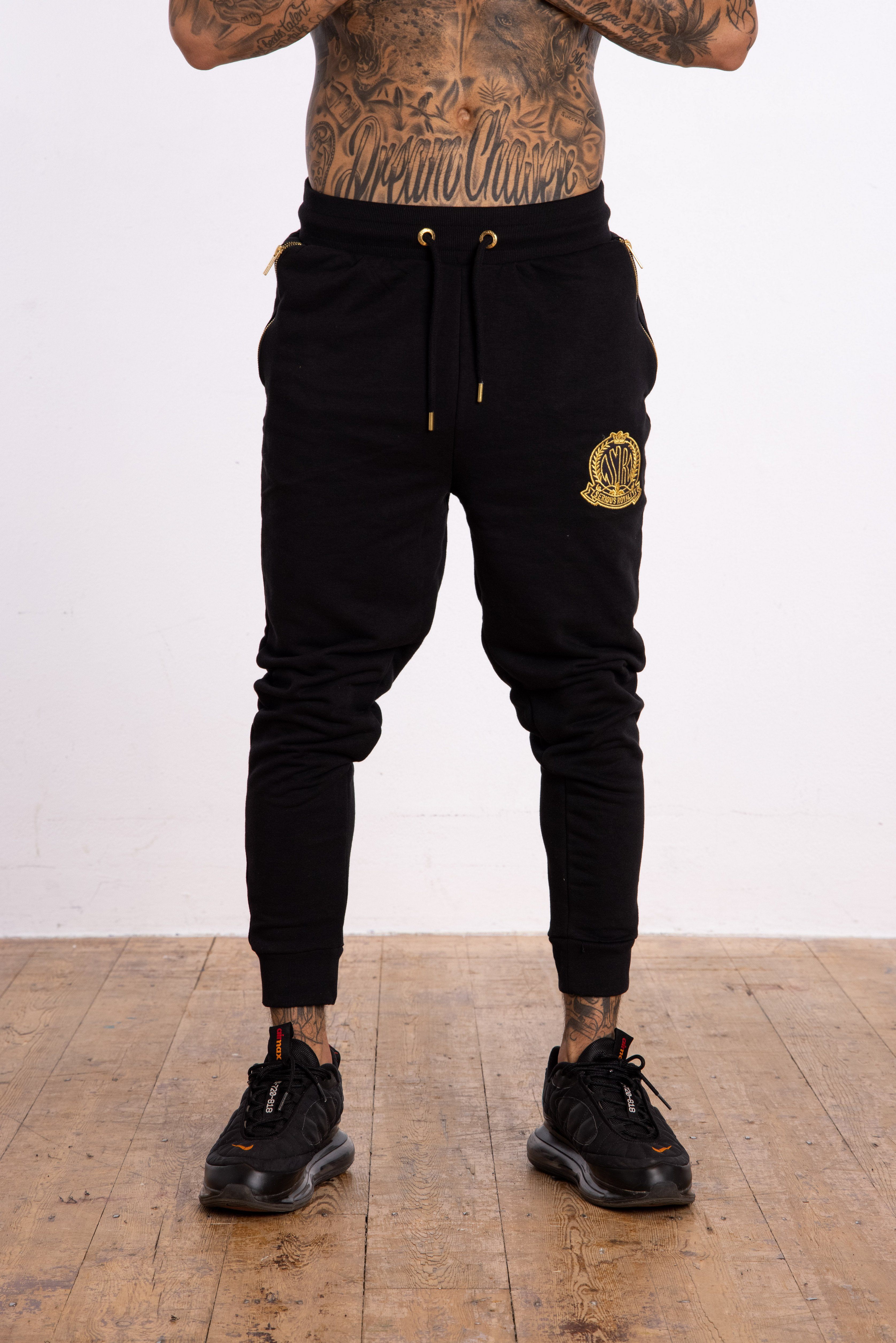 Men's Tapered Joggers Tapered Joggers for Men's Serious Royalty